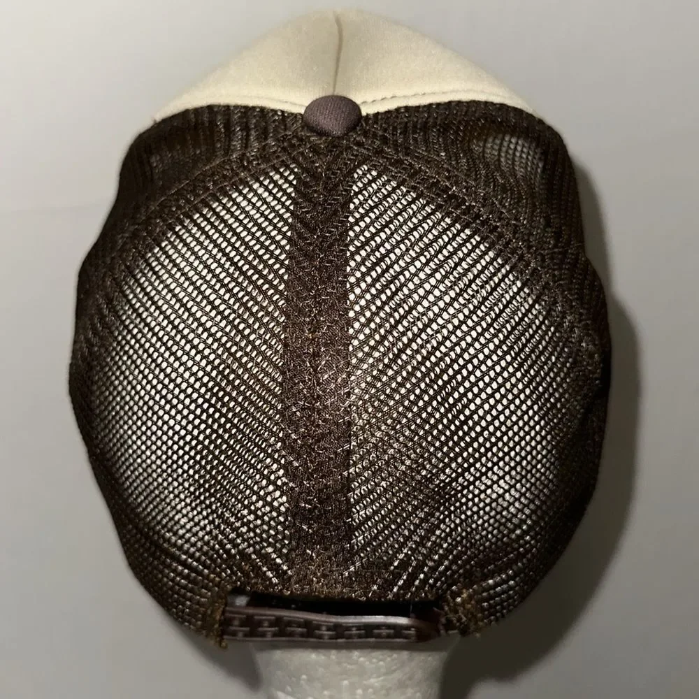 Ponyboy Slings Cobra Brand brown‎ & tan snapback trucker hat